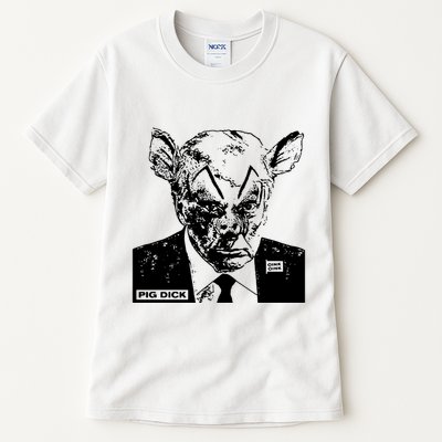 Pig Dick Trump Anti Trump Tall T-Shirt