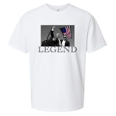 President Donald Trump 2024 Legend Usa Patriotic Sueded Cloud Jersey T-Shirt