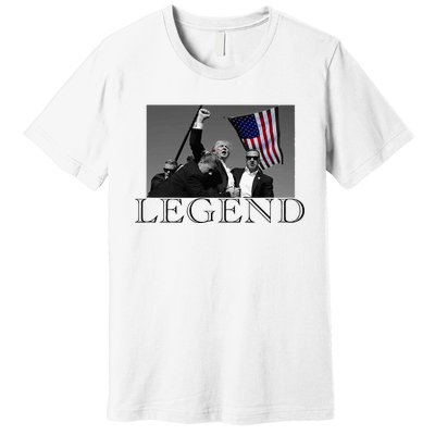 President Donald Trump 2024 Legend Usa Patriotic Premium T-Shirt