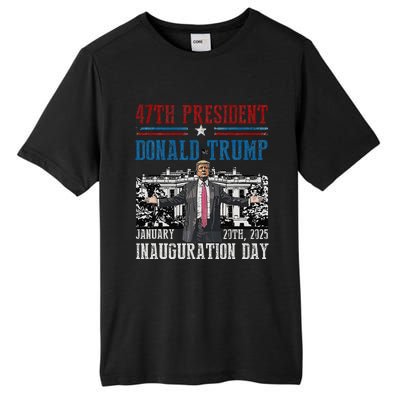 President Donald Trump Inauguration Day 2025 Memorabilia Tall Fusion ChromaSoft Performance T-Shirt