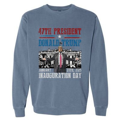 President Donald Trump Inauguration Day 2025 Memorabilia Garment-Dyed Sweatshirt