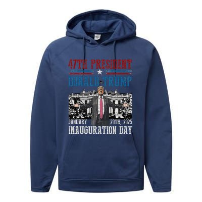 President Donald Trump Inauguration Day 2025 Memorabilia Performance Fleece Hoodie