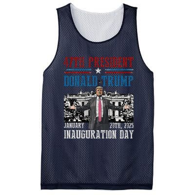 President Donald Trump Inauguration Day 2025 Memorabilia Mesh Reversible Basketball Jersey Tank