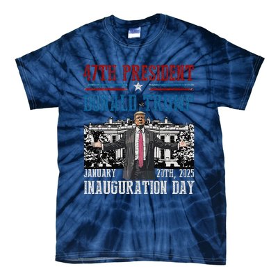 President Donald Trump Inauguration Day 2025 Memorabilia Tie-Dye T-Shirt