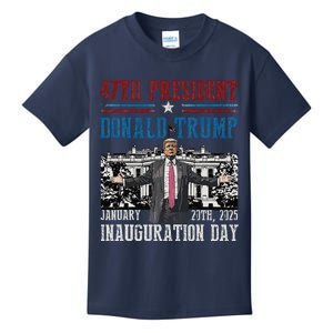 President Donald Trump Inauguration Day 2025 Memorabilia Kids T-Shirt