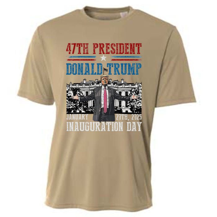 President Donald Trump Inauguration Day 2025 Memorabilia Cooling Performance Crew T-Shirt