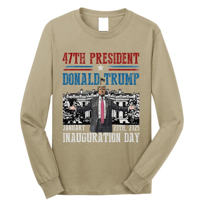 President Donald Trump Inauguration Day 2025 Memorabilia Long Sleeve Shirt