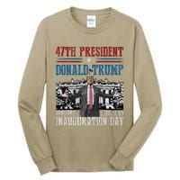 President Donald Trump Inauguration Day 2025 Memorabilia Tall Long Sleeve T-Shirt