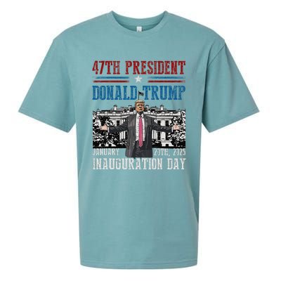 President Donald Trump Inauguration Day 2025 Memorabilia Sueded Cloud Jersey T-Shirt