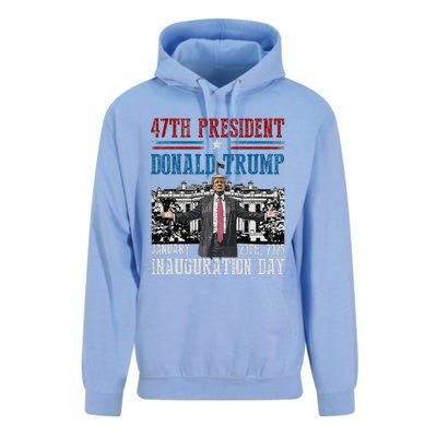 President Donald Trump Inauguration Day 2025 Memorabilia Unisex Surf Hoodie