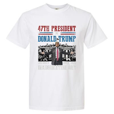 President Donald Trump Inauguration Day 2025 Memorabilia Garment-Dyed Heavyweight T-Shirt