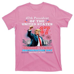 President Donald Trump Inauguration Day 2025 47th Usa Flag T-Shirt