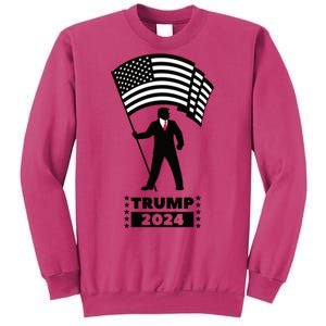 President Donald Trump 2024 Election American Flag Sweatshirt