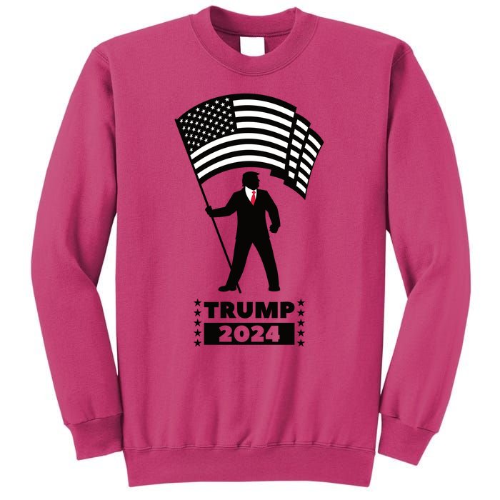 President Donald Trump 2024 Election American Flag Sweatshirt