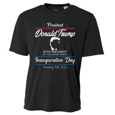 President Donald Trump Inauguration Day 2025 Memorabilia Cooling Performance Crew T-Shirt