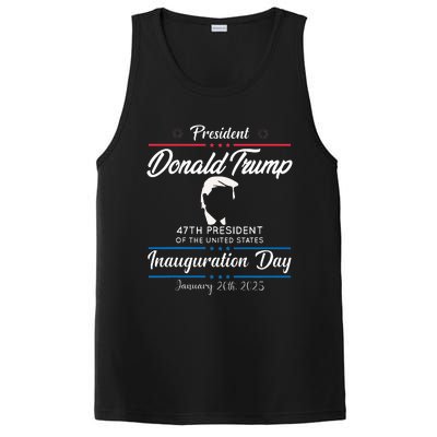 President Donald Trump Inauguration Day 2025 Memorabilia PosiCharge Competitor Tank