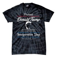 President Donald Trump Inauguration Day 2025 Memorabilia Tie-Dye T-Shirt