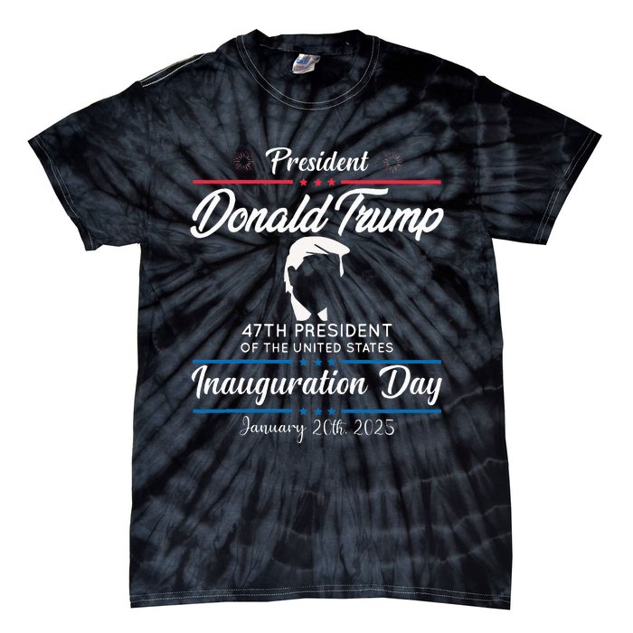 President Donald Trump Inauguration Day 2025 Memorabilia Tie-Dye T-Shirt