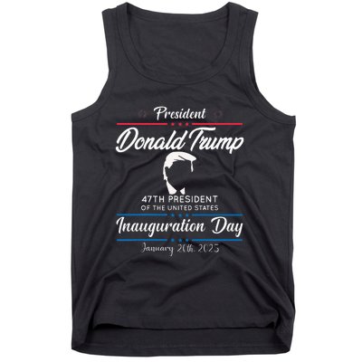 President Donald Trump Inauguration Day 2025 Memorabilia Tank Top