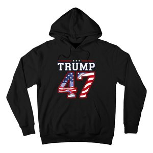 President Donald Trump Inauguration Day 2025 Usa Flag Hoodie