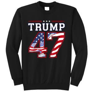 President Donald Trump Inauguration Day 2025 Usa Flag Sweatshirt