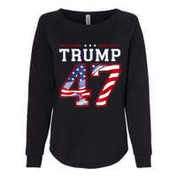 President Donald Trump Inauguration Day 2025 Usa Flag Womens California Wash Sweatshirt