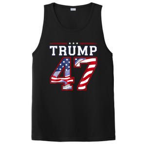 President Donald Trump Inauguration Day 2025 Usa Flag PosiCharge Competitor Tank