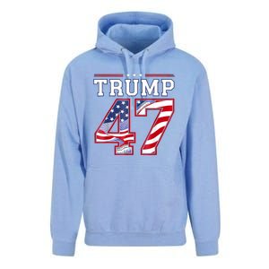 President Donald Trump Inauguration Day 2025 Usa Flag Unisex Surf Hoodie