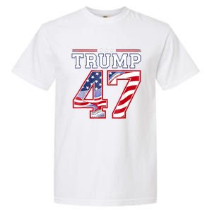 President Donald Trump Inauguration Day 2025 Usa Flag Garment-Dyed Heavyweight T-Shirt