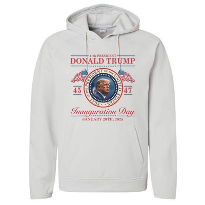 President Donald Trump Inauguration Day 2025 Performance Fleece Hoodie