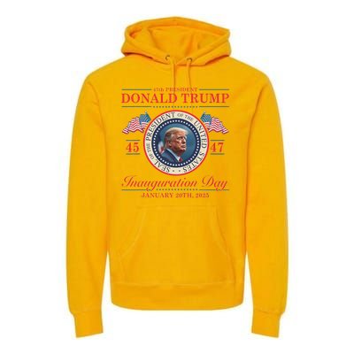 President Donald Trump Inauguration Day 2025 Premium Hoodie