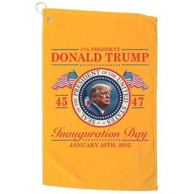 President Donald Trump Inauguration Day 2025 Platinum Collection Golf Towel