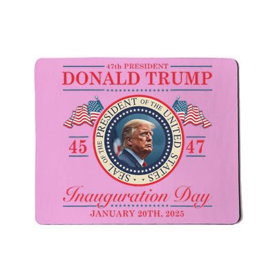 President Donald Trump Inauguration Day 2025 Mousepad