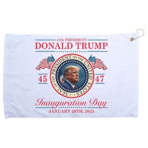 President Donald Trump Inauguration Day 2025 Grommeted Golf Towel