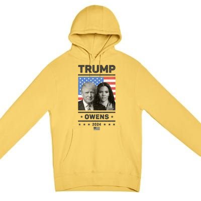 President Donald Trump And Vice President Candace Owens 2024 Gift Premium Pullover Hoodie