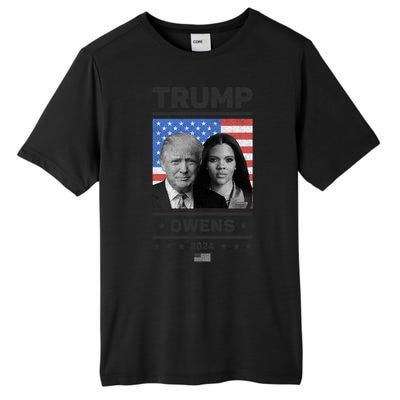 President Donald Trump And Vice President Candace Owens 2024 Gift Tall Fusion ChromaSoft Performance T-Shirt