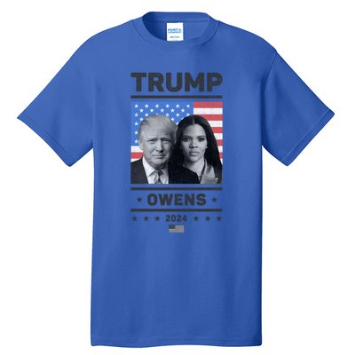 President Donald Trump And Vice President Candace Owens 2024 Gift Tall T-Shirt