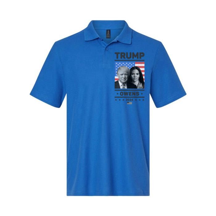 President Donald Trump And Vice President Candace Owens 2024 Gift Softstyle Adult Sport Polo