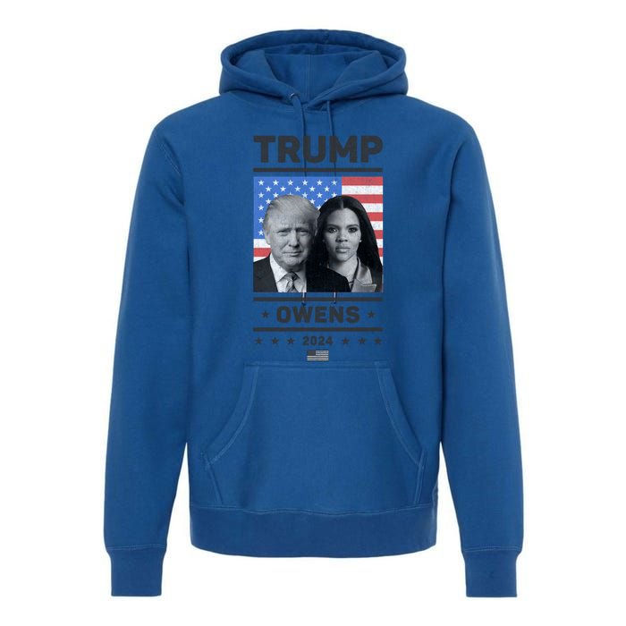 President Donald Trump And Vice President Candace Owens 2024 Gift Premium Hoodie