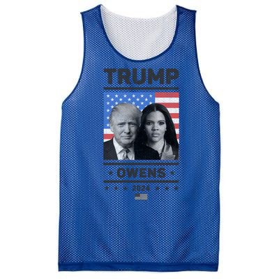 President Donald Trump And Vice President Candace Owens 2024 Gift Mesh Reversible Basketball Jersey Tank