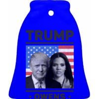 President Donald Trump And Vice President Candace Owens 2024 Gift Ceramic Bell Ornament