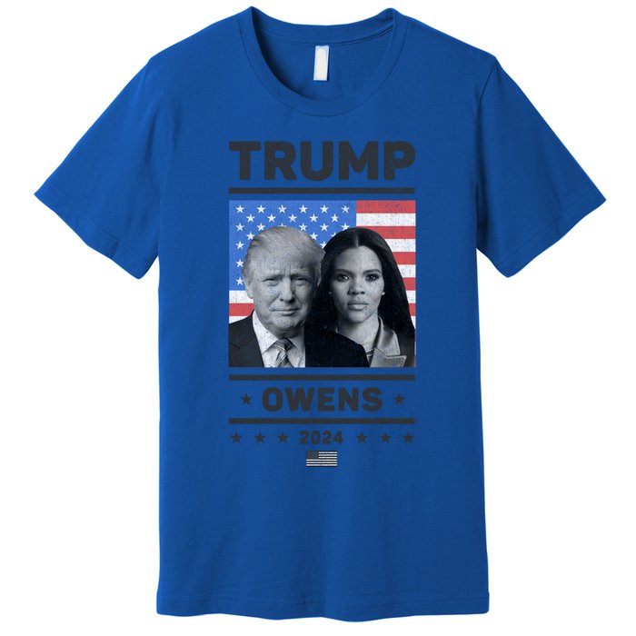 President Donald Trump And Vice President Candace Owens 2024 Gift Premium T-Shirt