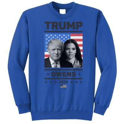 President Donald Trump And Vice President Candace Owens 2024 Gift Tall Sweatshirt