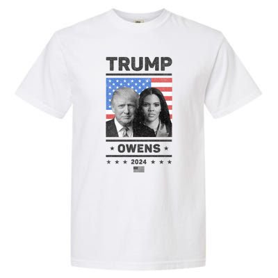 President Donald Trump And Vice President Candace Owens 2024 Gift Garment-Dyed Heavyweight T-Shirt