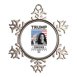 President Donald Trump And Vice President Candace Owens 2024 Gift Metallic Star Ornament