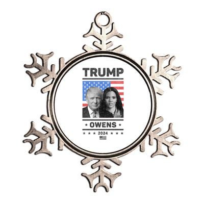 President Donald Trump And Vice President Candace Owens 2024 Gift Metallic Star Ornament