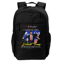 President Donald Trump Inauguration Day 2025 47th Usa Flag Daily Commute Backpack