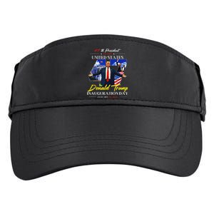 President Donald Trump Inauguration Day 2025 47th Usa Flag Adult Drive Performance Visor