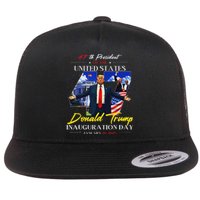 President Donald Trump Inauguration Day 2025 47th Usa Flag Flat Bill Trucker Hat