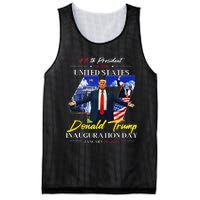 President Donald Trump Inauguration Day 2025 47th Usa Flag Mesh Reversible Basketball Jersey Tank